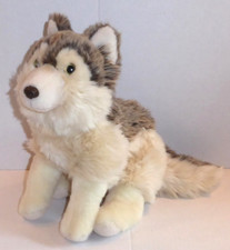 WWF Plüschtier Wolf w. NEU unbespielt Kuscheltier 25cm Raubtier Wald Natur Hund