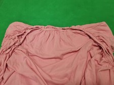 Spannbettlaken 60-70 x 120-140 cm Babybett rundum Gummizug rosa