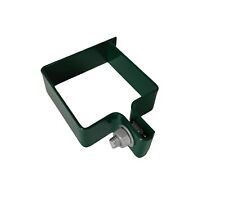 Zaunschelle 60x60mm Endschelle für Zaunpfosten Befestigung Gittermattenzaun grün