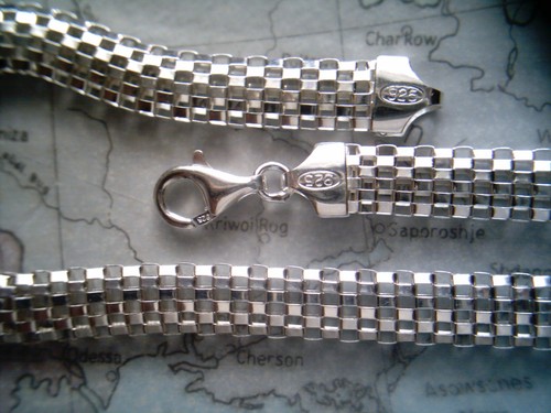 Halskette silber damencollier - halskette,