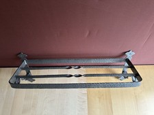 Wandregal rustikal Garderobe Schmiedeeisen Hammerschlag Regal Vintage Retro Deko