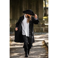 Wollfilzhut Dreispitz Schwarz