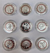 Medaille Planet Erde 2017 - Motiv zur Auswahl - Silber 333 -