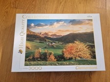 Puzzle Clementoni 3000 Teile "Santa Maddalena" Dolomiten HQ