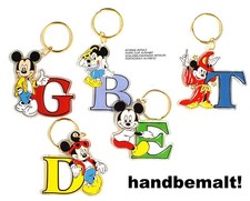DISNEY Schlüsselanhänger Buchstaben Mickey Mouse Neuware von BRABO aus den 90ern