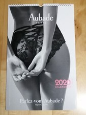 AUBADE erotischer Dessous Unterwäsche Kalender erotic 2020 s/w NEU