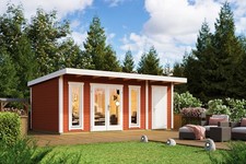 Gartenhaus blockhaus pultdach - gartenhaus,