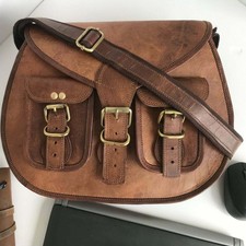 Damen Mädchen Leder Schulter