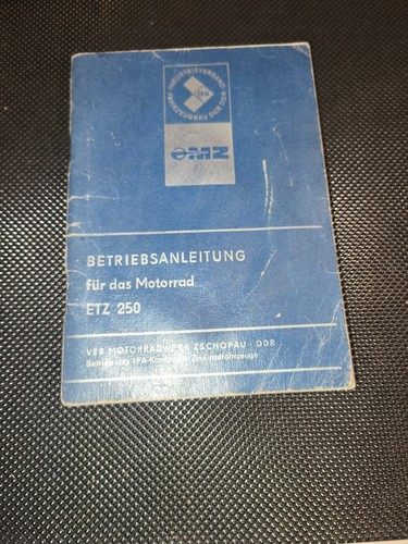 Etz 250 betriebsanleitung - etz,