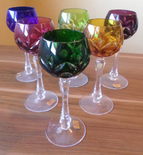 6 Weingläser Bleikristall