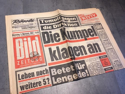 Bildzeitung 1963 - bildzeitung, 05.11.1963