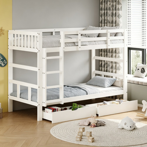 Kinderbett etagenbett 90x200 - kinderbett,