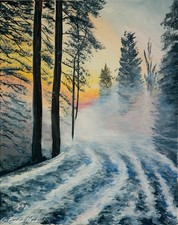 Eigenes Acrylbild. Leinwand