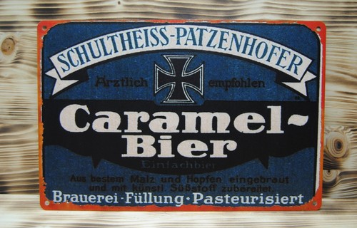 Blechschild schultheiss - blechschild,