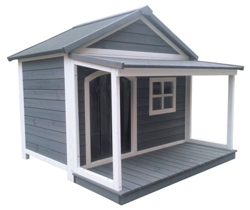 Holz hundehütte mit - holz-hundehütte,