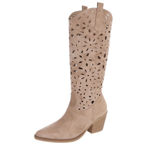 Damen cowboyboots mit - cowboyboots,