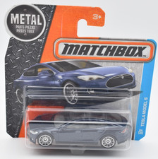Matchbox Tesla Model S PKW 24/125 2016 Superfast kurze Karte