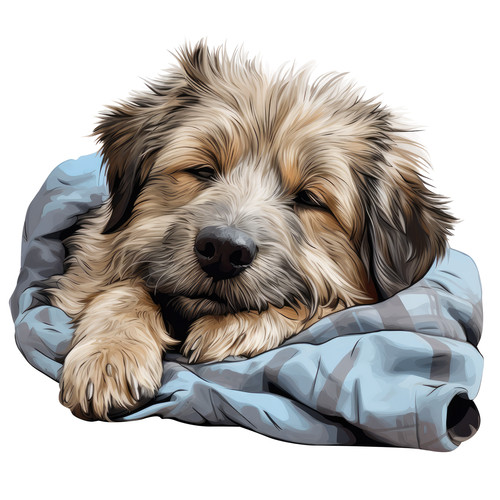 Xxl schlafender hund - schlafender, berger