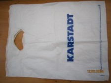 alte Tragetasche Plastik-Einkaufstüte KARSTADT - PE-HD 02, 42x32cm - RAR Sammler