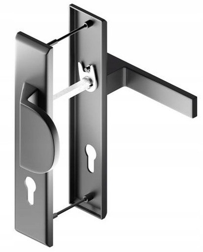 Türgriff set schwarz - türgriff, matt