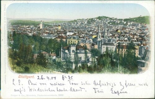 Ansichtskarte stuttgart 1935 - stuttgart,