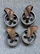 4 Gussräder 100 mm Möbel