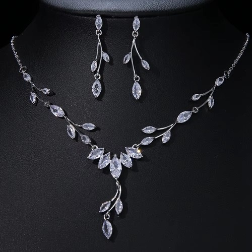 Schmuckset aaa zirkonia - cz, aaa+