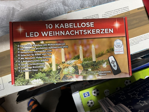 Led christbaumkerzen - 10,
