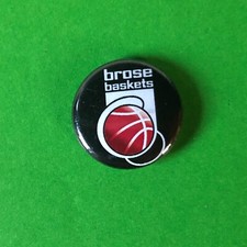 Extrem seltener schwarzer Brose Baskets Bamberg Button / Körbe von 2010