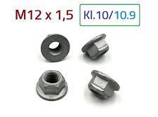 10 Stück Sicherungsmutter M12x1,5 MBN13023 mit Bund Kl.10 ( 10.9) Zinklamelle