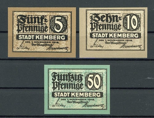 Kemberg scheine notgeld - scheine,