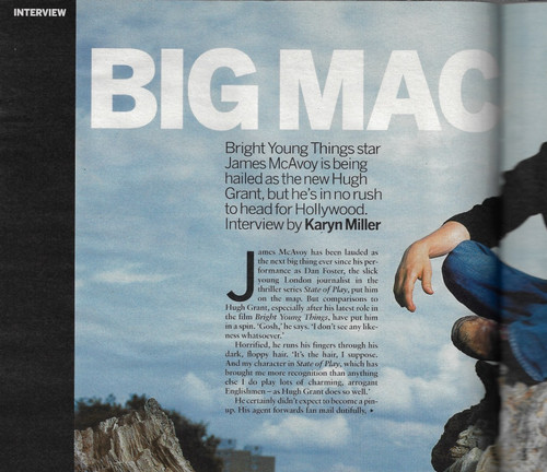 Magazine james mcavoy big - magazine,