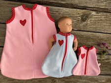Schlafsack für Baby Puppen