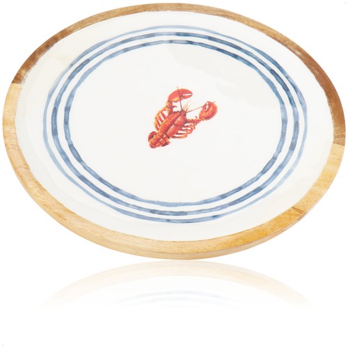 Maritimes tablett mangoholz - maritimes, tablett,
