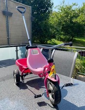 Kinder Puky- Dreirädchen mit Stange - Leerlauf & Bremse