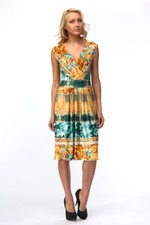 5/0071 Damen Jersey Kleid