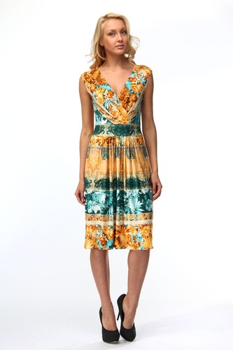 0071 damen jersey - damen, kleid