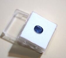 edelsteine24 Echter blauer Saphir Oval facettiert 8,2x6,1mm Thailand! A-212