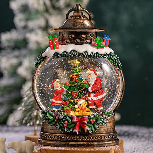 Weihnachts-Schneekugel-Laterne
