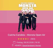 2 Tickets Culcha Candela Open