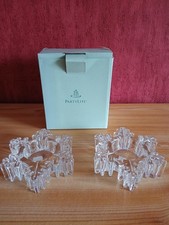 PartyLite - 2 Teelichthalter Schneeflöckchen Kerzenhalter Windlicht OVP