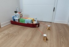 Containerschiff Holz