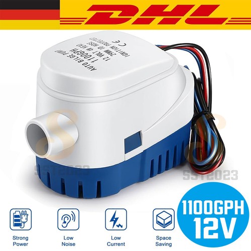 12v 1100gph bilgepumpe - 12v,