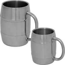 MFH Krug Fass Edelstahl