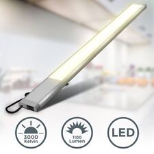 LED Unterbauleuchte Küche 230V Aufbaustrahler 57cm Schrank Wand-lampe 10W silber