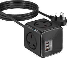 Steckdosenwürfel USB C Steckdosenleiste mit 4 Steckdosen 3250W und 30W USB C Laden