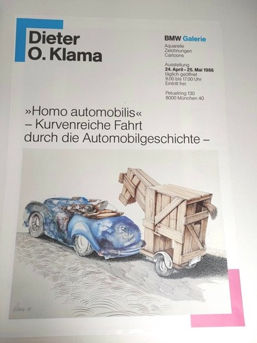 Plakat bmw pavillon dieter - bmw,