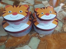 4X Plastik Aufbewahrungs