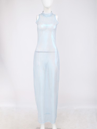 Damen transparent kleid - damen,