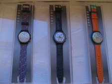 TRIO von SWATCH+ KULT-CHRONOS+